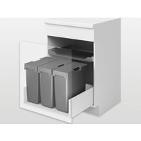 peka Abfallsystem Oeko Universal 17+17+17L EB600 anthrazit von PEKA