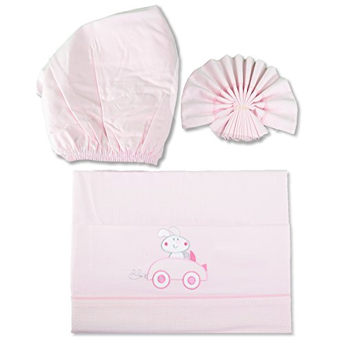 PEKITAS Baby Bettwäsche-Set, 3-teilig, für Kinderbett, 60 x 120 cm, 100% Baumwolle, hergestellt in Portugal PEKITAS Baby Bettwäsche-Set, 3-teilig, für Kinderbett, 60 x 120 cm, 100% Baumwolle, hergestellt in Portugal von PEKITAS