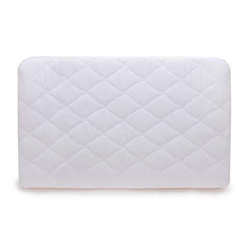 PEKITAS Matratzenschoner Kinderbett Wiege 60x120 cm Gepolstert Wasserdichter 100% Baumwolle weiß von PEKITAS