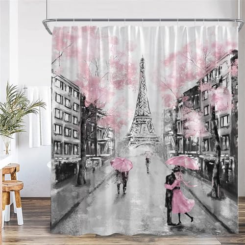 Duschvorhang, Kunst-Polyester-Stoff, Badezimmer-Vorhang, Dekor, 1764L, 180 x 230 cm, 70 x 90 Zoll von PEKMAR
