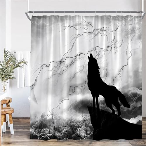 PEKMAR Duschvorhänge Winterlandschaft Wandbehang Polyestergewebe Badezimmervorhang Dekorativ, 885SC, 90x180cm, 35x70in PEKMAR Duschvorhänge Winterlandschaft Wandbehang Polyestergewebe Badezimmervorhang Dekorativ, 885SC, 90x180cm, 35x70in von PEKMAR