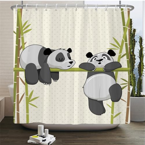 PEKMAR Duschvorhang Wasserdicht Polyester Jungenzimmer Dekor Vorhang Duschvorhänge Badewannenvorhang Mit Haken, DX4328, B120xH180cm von PEKMAR
