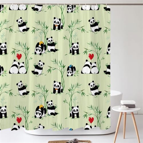PEKMAR Duschvorhang Wasserdicht Polyester Jungenzimmer Dekor Vorhang Duschvorhänge Badewannenvorhang Mit Haken, DX7261, B120xH180cm von PEKMAR