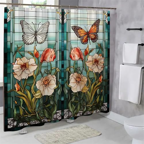 PEKMAR Duschvorhang aus Polyestergewebe mit Aufdruck, für Zuhause, Hotel, Apartment, Badezimmer, Duschvorhang, Dekoration, 566AP, 150 x 180 cm PEKMAR Duschvorhang aus Polyestergewebe mit Aufdruck, für Zuhause, Hotel, Apartment, Badezimmer, Duschvorhang, Dekoration, 566AP, 150 x 180 cm von PEKMAR