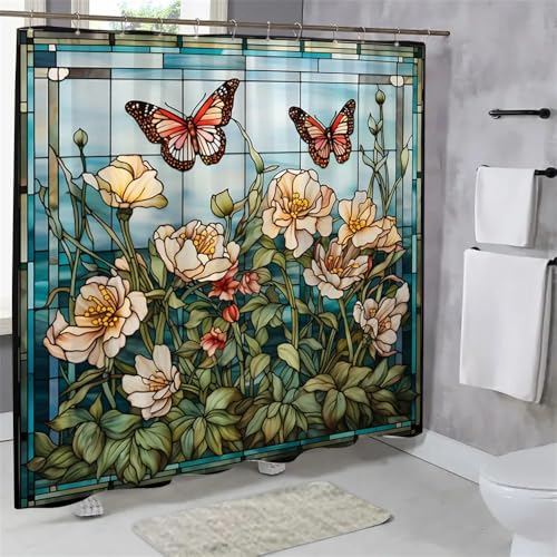 PEKMAR Duschvorhang aus Polyestergewebe mit Aufdruck, für Zuhause, Hotel, Apartment, Badezimmer, Duschvorhang, Dekoration, 567AP, 120 x 180 cm PEKMAR Duschvorhang aus Polyestergewebe mit Aufdruck, für Zuhause, Hotel, Apartment, Badezimmer, Duschvorhang, Dekoration, 567AP, 120 x 180 cm von PEKMAR