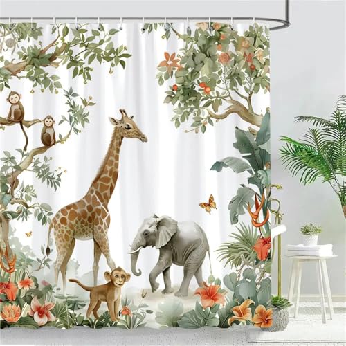 PEKMAR Duschvorhang mit Kunstdruck, Badezimmer-Dekor, 8437AM, 90 x 180 cm von PEKMAR