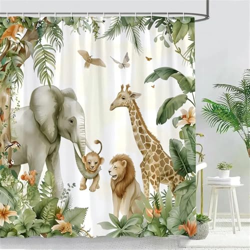 PEKMAR Duschvorhang mit Kunstdruck, Badezimmer-Dekoration, 8440AM, 300 x 180 cm von PEKMAR