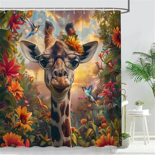 PEKMAR Duschvorhang mit Kunstdruck, Badezimmer-Dekoration, 8846AM, 120 x 180 cm von PEKMAR