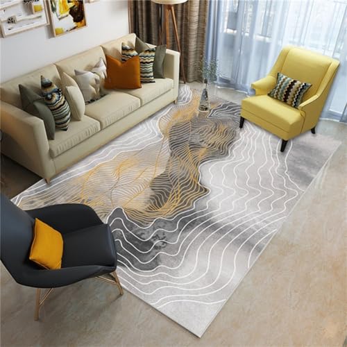 PEKMAR Stil Teppich Wohnzimmer Teetisch Teppich abstrakt das Arbeitszimmer Schlafzimmer Teppich,GT409,60CMX160CM von PEKMAR