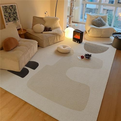Vollständig mit Teppich ausgelegter Wohnzimmer-Sofa-Verschleißfester Rutschfester Teppich Familie Gute Pflege Von Samtteppichen,khakl,1400mm x 2000mm von PEKMAR
