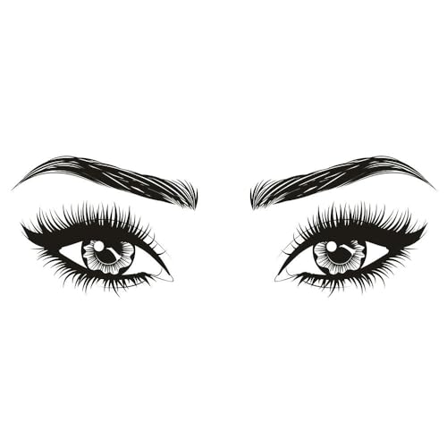 Schöne Augen Muster Abnehmbare Wandtattoo Schlafzimmer Wohnzimmer Dekorative Aufkleber Schöne Augen Muster Abnehmbare Wandtattoo Schlafzimmer Wohnzimmer Dekorative Aufkleber von PEKNUX