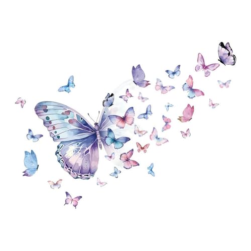 Tier Aquarell Schmetterling Wandtattoo Kleine Frische Einfache Schlafzimmer Hause Aufkleber Pvc Tier Aquarell Schmetterling Wandtattoo Kleine Frische Einfache Schlafzimmer Hause Aufkleber Pvc von PEKNUX