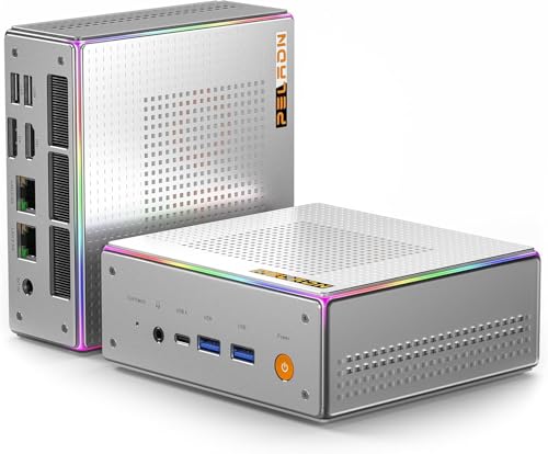 PELADN Mini PC Core i5-12450H(Up to 4.4Ghz),Mini Computers 16GB RAM 1TB M.2 PCIe 3.0 NVMe 2280 SSD Mini Desktop Computers,WiFi6/BT5.2/4K DP HDMI Type-C USB Gigabit Ethernet for Home Office von PELADN