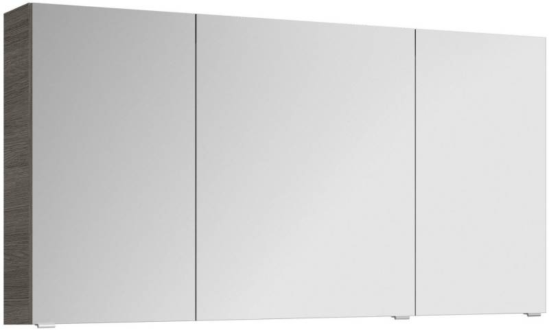 PELIPAL Badmöbel-Set Serie 4010 Spiegelschrank Korpusfarbe Graphit Struktur quer NB 140 cm von PELIPAL