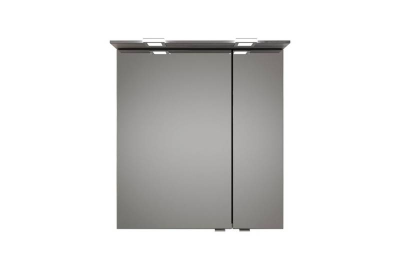 PELIPAL Badmöbel-Set Spiegelschrank Serie 6025 SEKE03265L633 - Korpus Sangallo Grau, 65 cm von PELIPAL