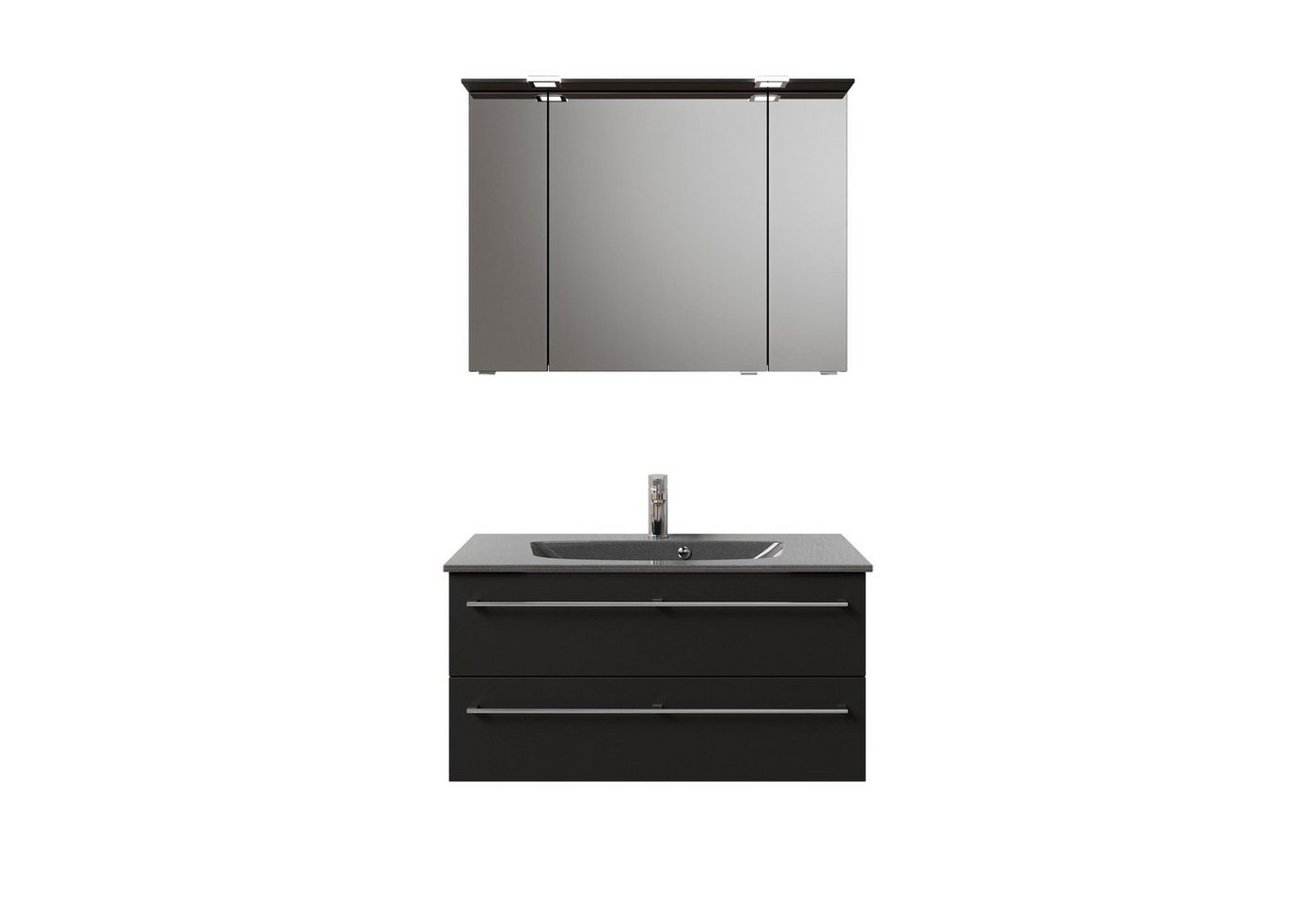 PELIPAL Badmöbel-Set Moderne Badezimmermöbel-Set mit Waschtisch und Spiegelschrank von PELIPAL