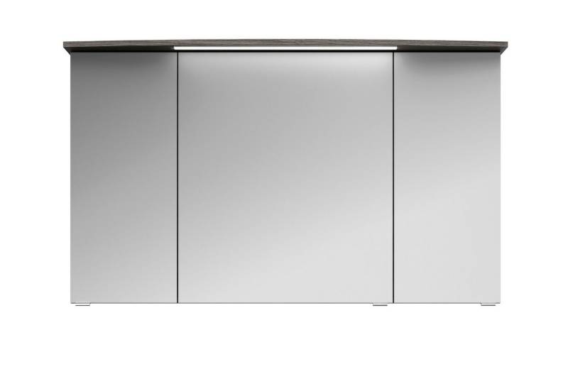 PELIPAL Badmöbel-Set Serie 4010 Spiegelschrank Korpusfarbe Graphit Str. quer NB 122 cm von PELIPAL