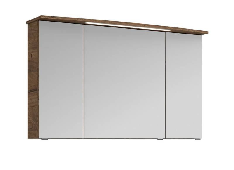 PELIPAL Badmöbel-Set Serie 4010 Spiegelschrank Eiche Ribbeck quer NB 122 cm von PELIPAL