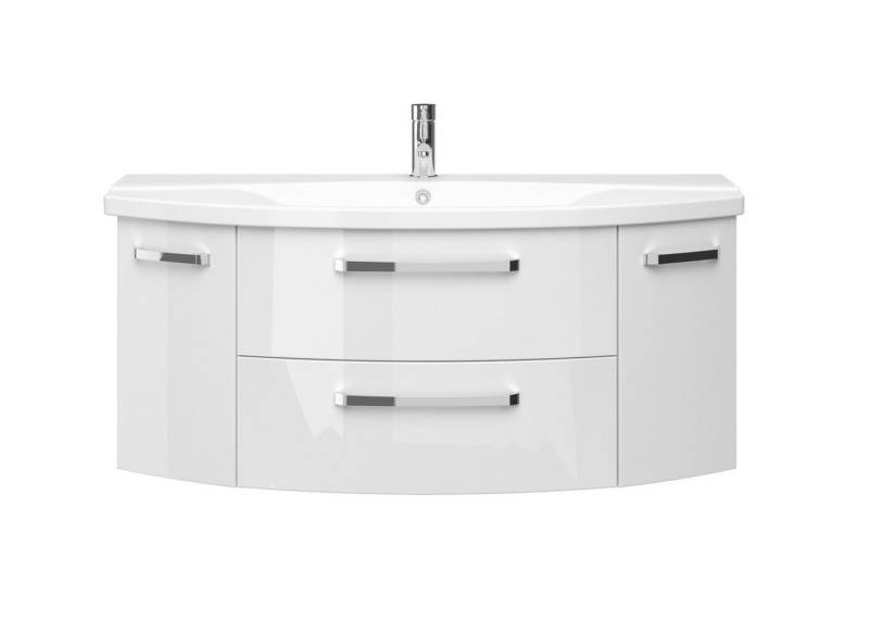 PELIPAL Waschbeckenunterschrank Serie 4010 Waschtischunterschrank Weiß GL 116,3 cm LIEFERUNG OHNE WASCHBECKEN & ARMATUR von PELIPAL