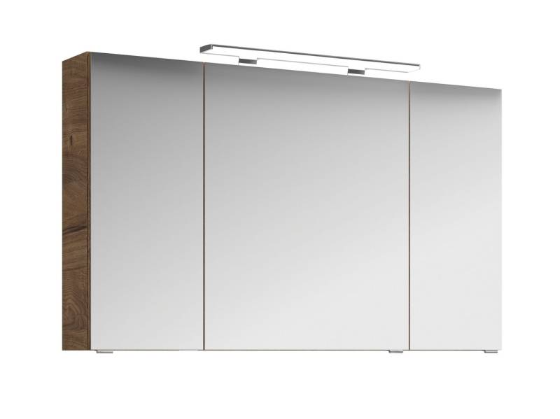 PELIPAL Badmöbel-Set Serie 4010 Spiegelschrank 5308 - Eiche Ribbeck quer NB 120 cm von PELIPAL