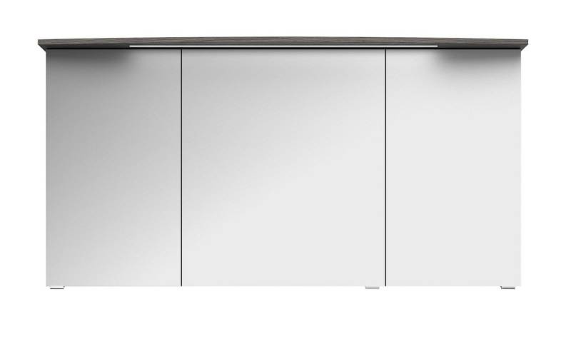 PELIPAL Badmöbel-Set Serie 4010 Spiegelschrank Korpusfarbe Graphit Str. quer NB 142 cm von PELIPAL