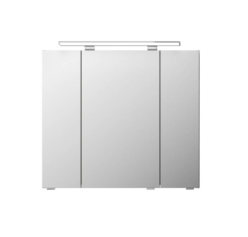 PELIPAL Badmöbel-Set Serie 4010 Spiegelschrank Korpusfarbe Graphit Str. quer NB 80 cm von PELIPAL