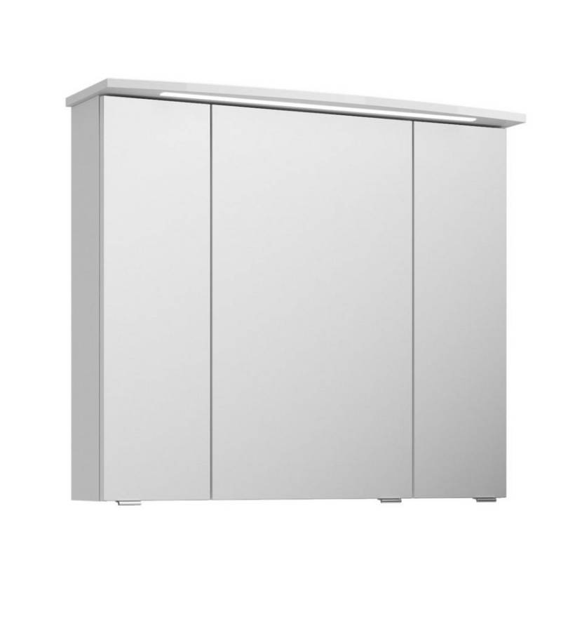 PELIPAL Badmöbel-Set Serie 4010 Spiegelschrank Weiß Glanz 82 cm von PELIPAL