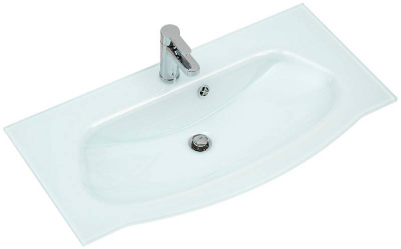 PELIPAL Badmöbel-Set Fokus 4005 Glaswaschtisch 92x49.1cm weiß (992.789005) von PELIPAL