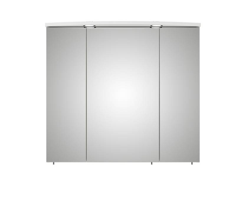 PELIPAL Badmöbel-Set Serie 3006 Spiegelschrank Korpus Schneeweiß Glanz 80 cm von PELIPAL