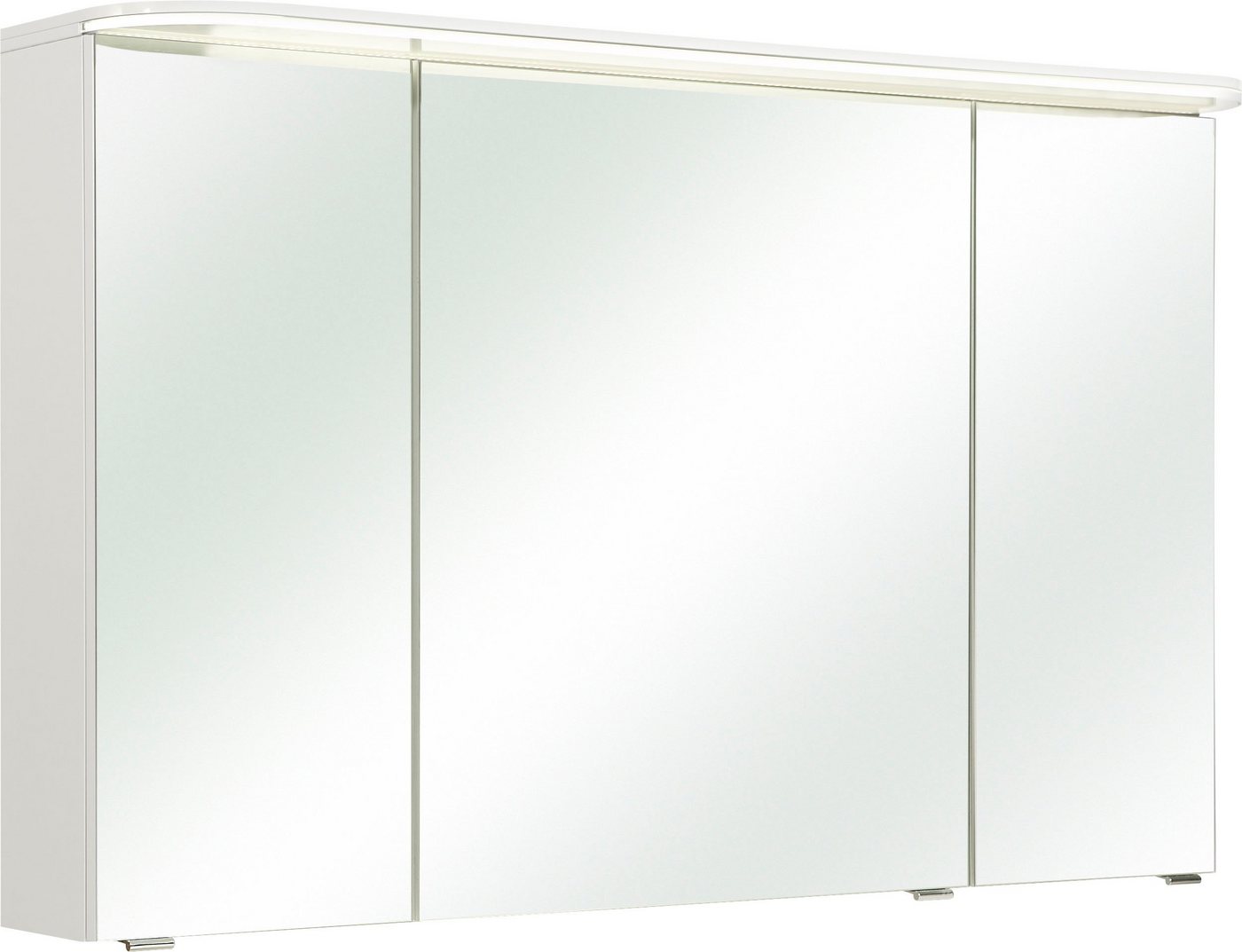 Saphir Spiegelschrank Balto Sprint Badschrank mit LED-Lichtkranz, 120 cm breit, 3 Türen Schalter-/ Steckdosenkombination, inkl. Türdämpfer, 987LM, 12V LED Saphir Spiegelschrank Balto Sprint Badschrank mit LED-Lichtkranz, 120 cm breit, 3 Türen Schalter-/ Steckdosenkombination, inkl. Türdämpfer, 987LM, 12V LED von Saphir