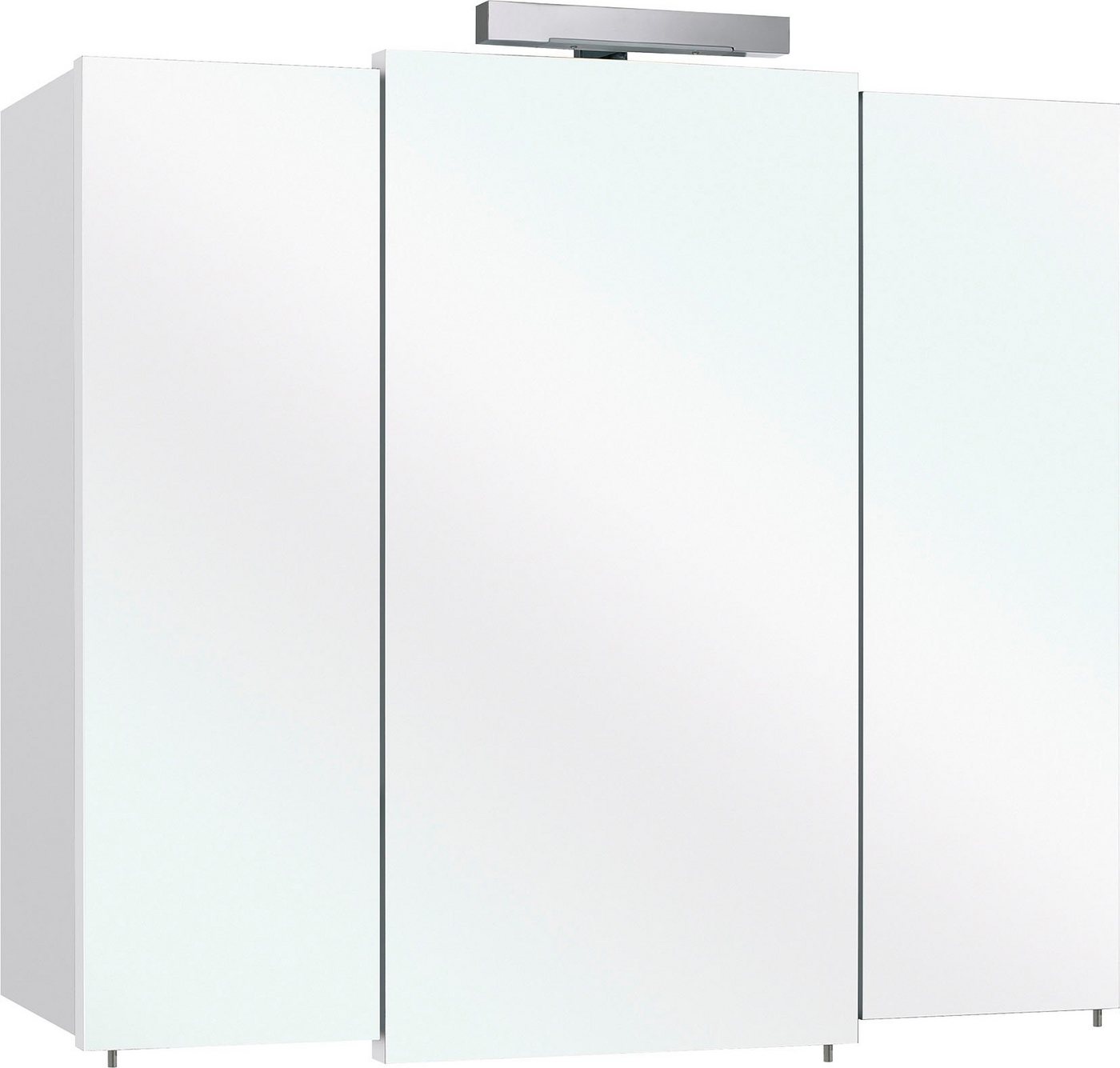 Saphir Spiegelschrank Quickset 311 Badschrank, 3 Spiegeltüren, 6 Einlegeböden, 83 cm breit inkl. LED-Beleuchtung, Türdämpfer, Schalter-/Steckdosenkombination Saphir Spiegelschrank Quickset 311 Badschrank, 3 Spiegeltüren, 6 Einlegeböden, 83 cm breit inkl. LED-Beleuchtung, Türdämpfer, Schalter-/Steckdosenkombination von Saphir