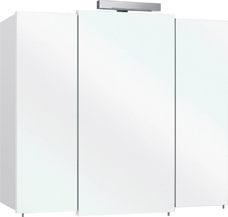 Saphir Spiegelschrank Quickset 311 Badschrank, 3 Spiegeltüren, 6 Einlegeböden, 83 cm breit inkl. LED-Beleuchtung, Türdämpfer, Schalter-/Steckdosenkombination Saphir Spiegelschrank Quickset 311 Badschrank, 3 Spiegeltüren, 6 Einlegeböden, 83 cm breit inkl. LED-Beleuchtung, Türdämpfer, Schalter-/Steckdosenkombination von Saphir