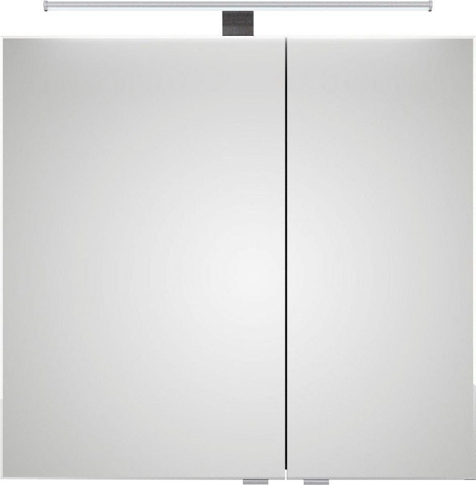 Saphir Spiegelschrank 6005 Sprint Badschrank, 2 Spiegeltüren, 2 Einlegeböden, 75 cm breit inkl. LED-Beleuchtung, Türdämpfer, Schalter-/Steckdosenkombination Saphir Spiegelschrank 6005 Sprint Badschrank, 2 Spiegeltüren, 2 Einlegeböden, 75 cm breit inkl. LED-Beleuchtung, Türdämpfer, Schalter-/Steckdosenkombination von Saphir