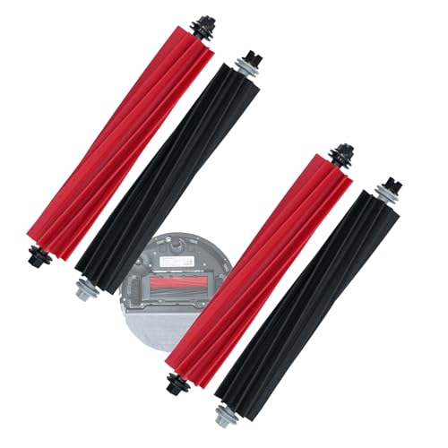 PELLYDA Ersatzteile Zubehör, Trennbare Rubber DuoRoller-Bürste für roborock S8/S8 +/S8 Pro Ultra/Q8 max/Q8 max+/Q5 max Roboter Staubsauger, 2-Satz Gummirollenbürsten. von PELLYDA