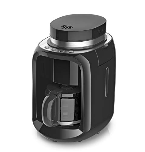PEM Kaffeemaschine mit Mühle CMG-600, schwarz von PEM