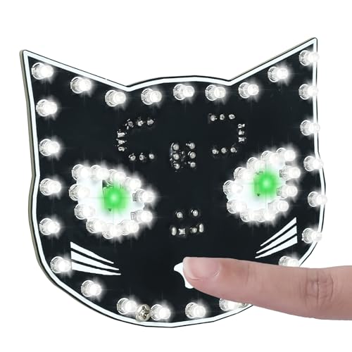 PEMENOL Lötprojekt Set mit Touch Control Funktion DIY schwarze Katzen-Deko löt bausatz, 3 Lichtmodi, geeignet für erwachsene Anfänger, Halloween Dekoration Geschenke PEMENOL Lötprojekt Set mit Touch Control Funktion DIY schwarze Katzen-Deko löt bausatz, 3 Lichtmodi, geeignet für erwachsene Anfänger, Halloween Dekoration Geschenke von PEMENOL