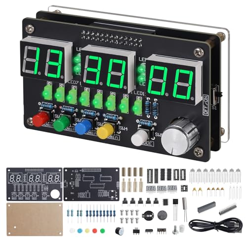 PEMENOL DIY Elektronik Bausätze Uhr 6 Stellige Digitale Wecker Timer mit Countdown/Datum/Woche Anzeige löt bausätze in Klassenräumen und Büros Desktop PEMENOL DIY Elektronik Bausätze Uhr 6 Stellige Digitale Wecker Timer mit Countdown/Datum/Woche Anzeige löt bausätze in Klassenräumen und Büros Desktop von PEMENOL