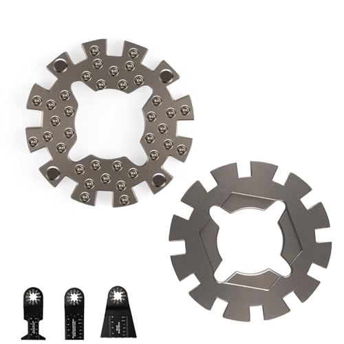 Adapter für Oszillierende Sägeblätter, 2 Stück Universal Adapter für Oszillierende Sägeblätter, Kreissägeblätter Star-Lock Adapter Kompatibel mit Bosch/Fein/Makita Multimaster Sägeblätter Adapter Adapter für Oszillierende Sägeblätter, 2 Stück Universal Adapter für Oszillierende Sägeblätter, Kreissägeblätter Star-Lock Adapter Kompatibel mit Bosch/Fein/Makita Multimaster Sägeblätter Adapter von PENCHUAN