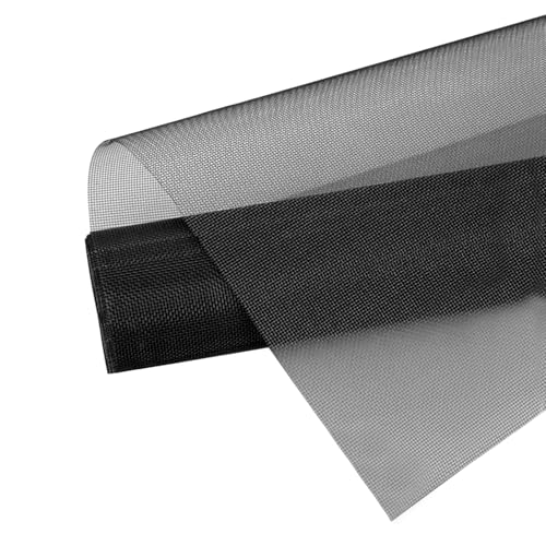 Fliegennetz Meterware 1.2 x 2.5 m Fliegengitter Insektennetz Window Mosquito Net Insektenschutzgitter Fiberglas Katzenschutz Mückennetz Petscreen für Balkontürfenster, Dachfenster, Katzensicher von PENCHUAN