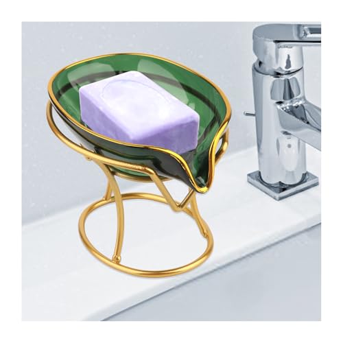 Seifenschale mit Ablauf,Dusche Seifenschale Seifenhalter,rutschfest Seifenschale Seifenablage,Robust Seifenschale Edelstahl für Seife für Dusche, Waschbecken, Küche, Badewanne von PENCHUAN