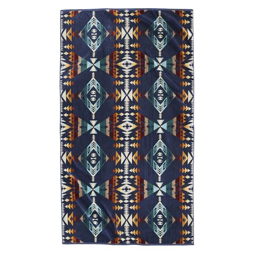Pendleton Übergroße Jacquard-Spa-Handtücher im Chef-Joseph-Rosenholz-Design, 101,6 x 177,8 cm, 100 % Baumwolle, weich und schnell trocknend für Strand, Whirlpool, Pool von Pendleton