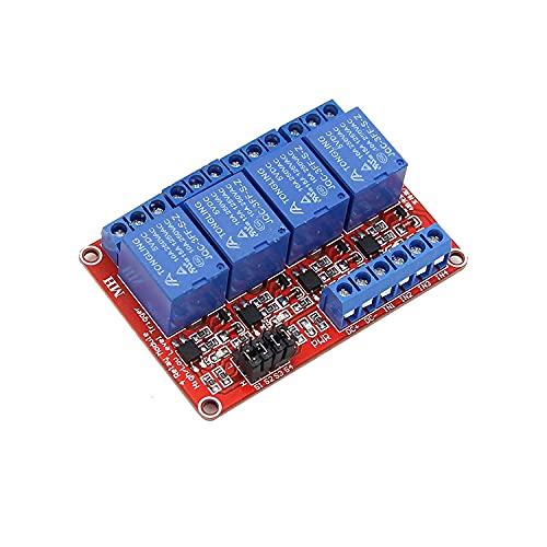 PENGLIN 1PCS 4 Kanal 5V Relais Modul mit Optokoppler-High- oder Low-Level-Trigger-Erweiterungsplatine für Raspberry Pi Arduino PENGLIN 1PCS 4 Kanal 5V Relais Modul mit Optokoppler-High- oder Low-Level-Trigger-Erweiterungsplatine für Raspberry Pi Arduino von PENGLIN