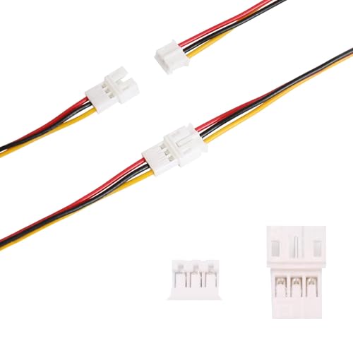 PENGLIN 40 Stück JST PH2.0mm 3 Pin Stecker und Buchse Anschluss mit Draht Kabel 100mm,3 Poliger Männlich und Weiblich Adapter von PENGLIN