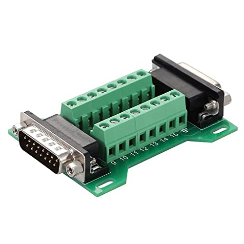PENGLIN DB15 Stecker auf Buchse Breakout Board, RS232 D-SUB Seriell auf 15 Polige Anschlussklemme Gender Changer Stecker PENGLIN DB15 Stecker auf Buchse Breakout Board, RS232 D-SUB Seriell auf 15 Polige Anschlussklemme Gender Changer Stecker von PENGLIN