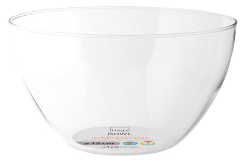 H&h coppa bowl in borosilicato trasparente cm 15 von PENGO SPAZIO CASA