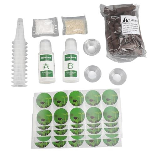 100 ml Hydroponische Pflanzenfutter Nährstoffe mit wachsenen Schwämmen A B Pflanzenfutter 50 Aufkleber Plant Pod Kit Anbau Hydrokroponikzubehör 100 ml Hydroponische Pflanzenfutter Nährstoffe mit wachsenen Schwämmen A B Pflanzenfutter 50 Aufkleber Plant Pod Kit Anbau Hydrokroponikzubehör von PENGQIANJU