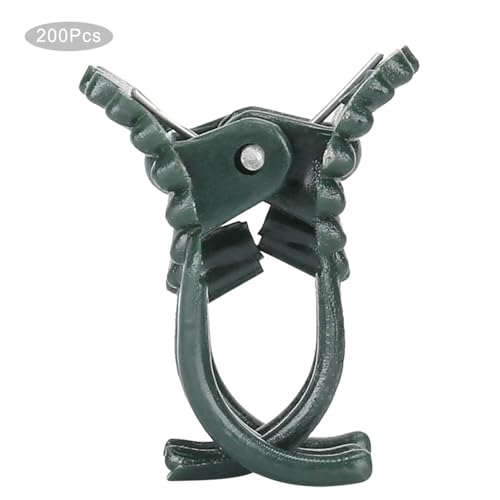 200pcs Blütenförmige Pflanzenclip Orchidee Stängel Fixierhilfe Clips Gartenwerkzeugzubehör für Innenhof Garten Gewächshaus Pflanzung (Grün) von PENGQIANJU