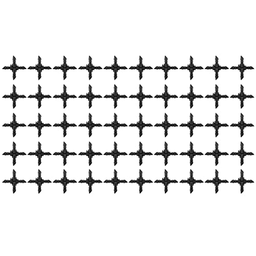 50pcs 4 7 4 -Wege Schlauchanschluss Kreuzanpassungs -Bewässerungsschläucheanschluss effiziente Bodenwasserabsorption für Gärten Rasenerhöhlen Terrassen Terrassen Terrassen von PENGQIANJU