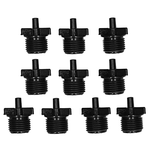 50pcs G1 2 6 mm männlicher Faden Flachanschluss Misting Spray Düse Bewässerung Sprinklerarmaturen ideal für Gärten Gewächshäuser von PENGQIANJU