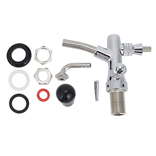 Bier Wasserhahn einstellbar verchromtes Messing Edelstahl Tap Fass Accessoires G5 8 -Zoll -Faden Bier Homebrewing Bier Wasserhahn einstellbar verchromtes Messing Edelstahl Tap Fass Accessoires G5 8 -Zoll -Faden Bier Homebrewing von PENGQIANJU